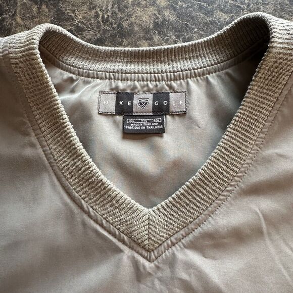 lot of 3 mens XXL Button Short sleeve Shirts & Nike Golf Pullover vest Roundtree - Picture 4 of 14